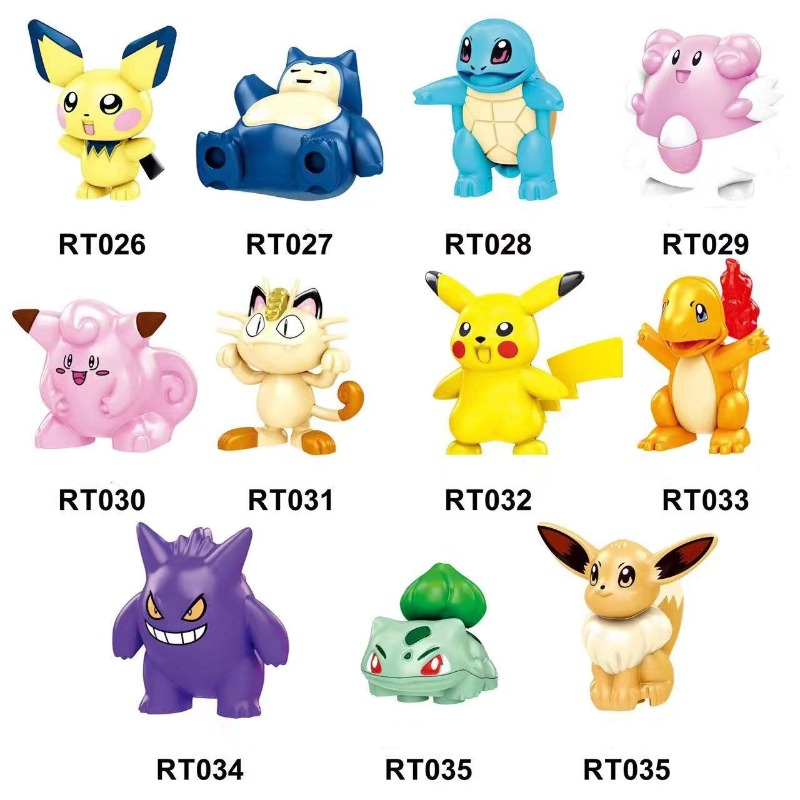 Lego Set Creator - Pokémon Montaj Oyuncak Anime Minifigure Yapı