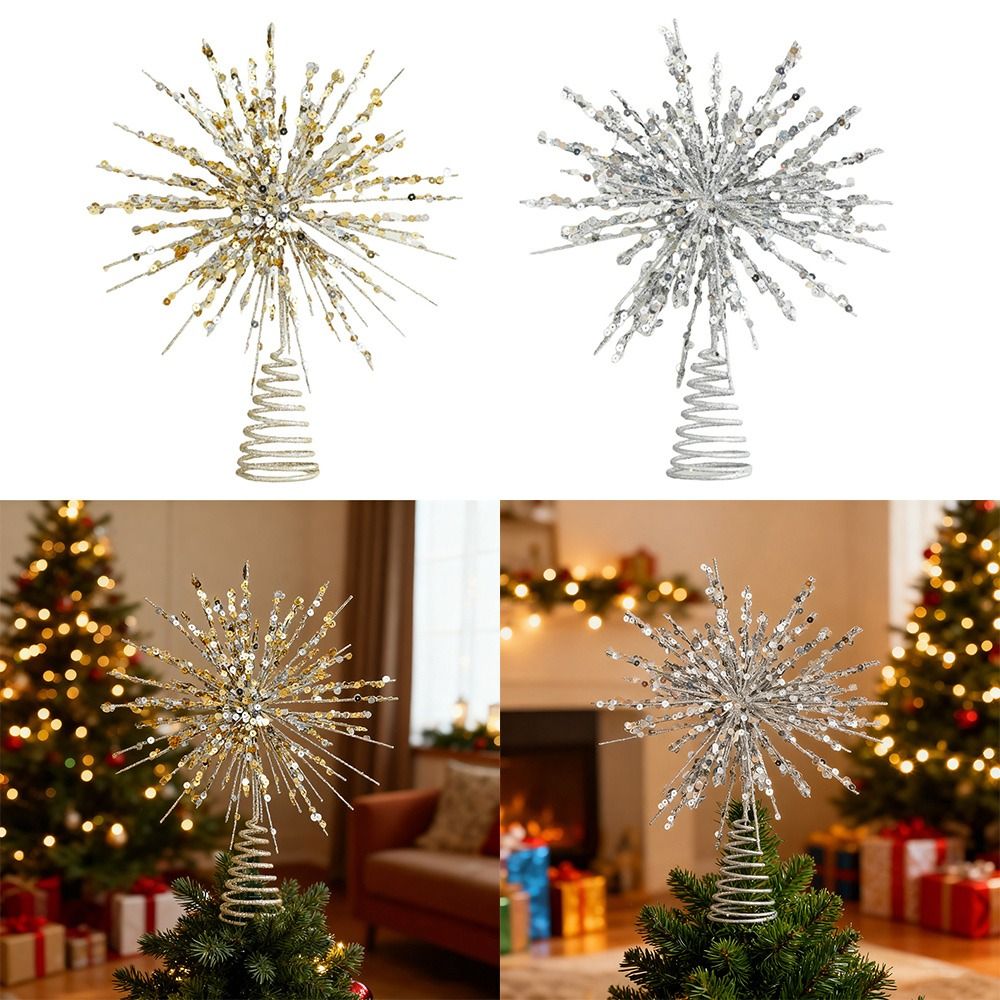 Star Tree Topper - Dayanıklı Işıklı Noel Ağacı Yıldızı Tepesi