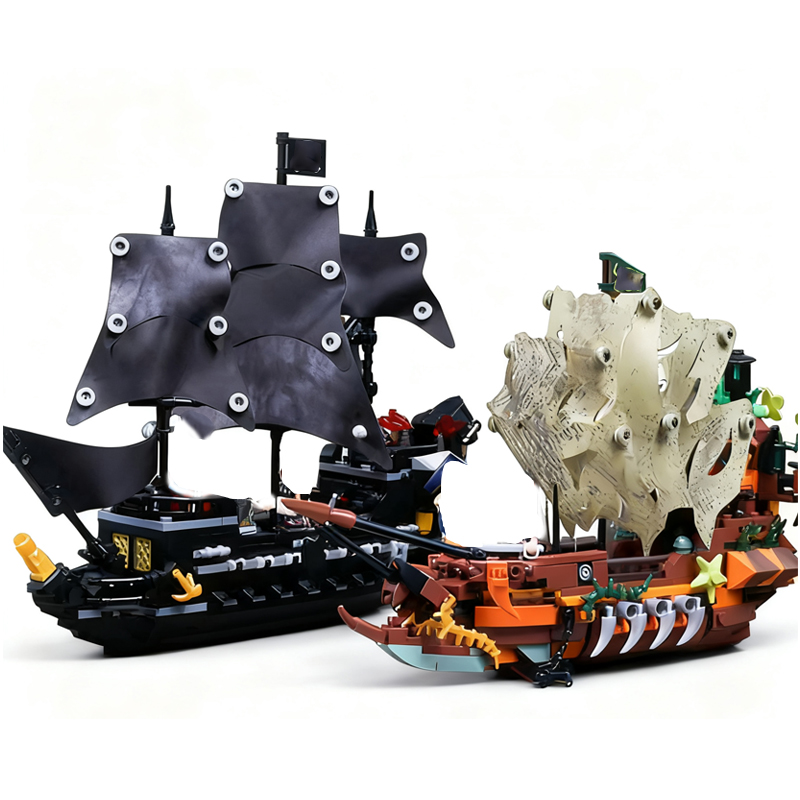 Lego Set Creator - Yaratıcı MOC Korsan Tekne Gemi Yapı