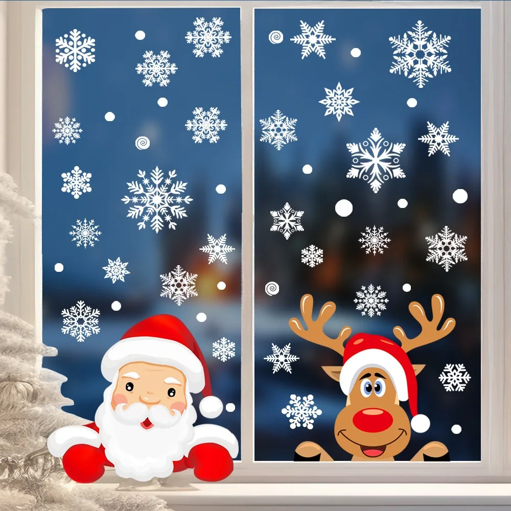 Karikatür Noel Baba Pencere Çı - Snowflake Window Decal incelemesi ve fiyatı