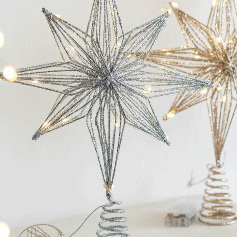 Noel Süslemesi Demir Ağaç Tepe - Star Tree Topper incelemesi ve fiyatı
