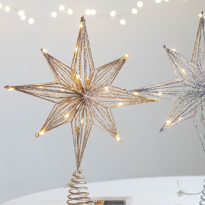 Noel Süslemesi Demir Ağaç Tepe - Star Tree Topper incelemesi ve fiyatı