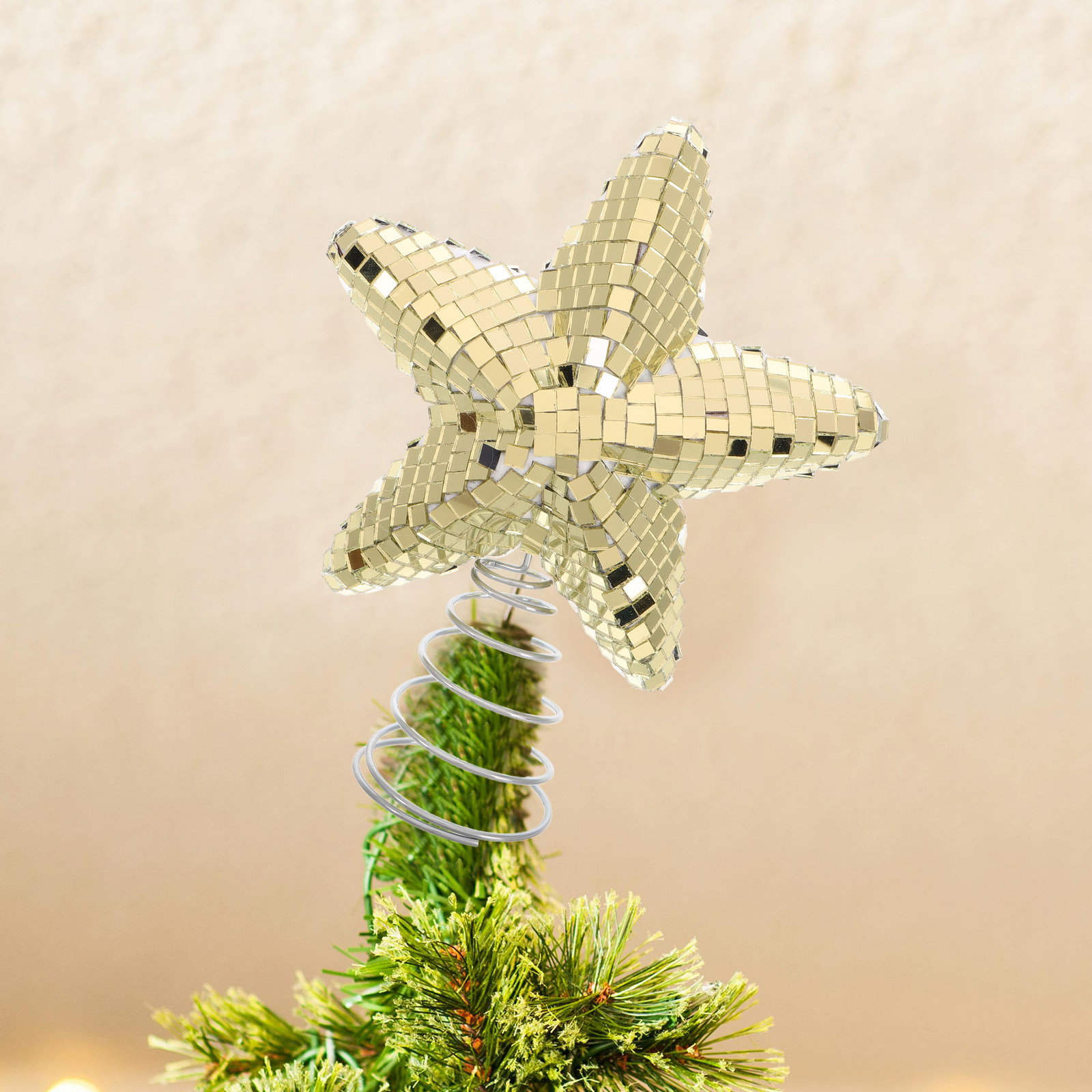 Noel Ağacı Üst Süsü Disko Topu - Star Tree Topper incelemesi ve fiyatı