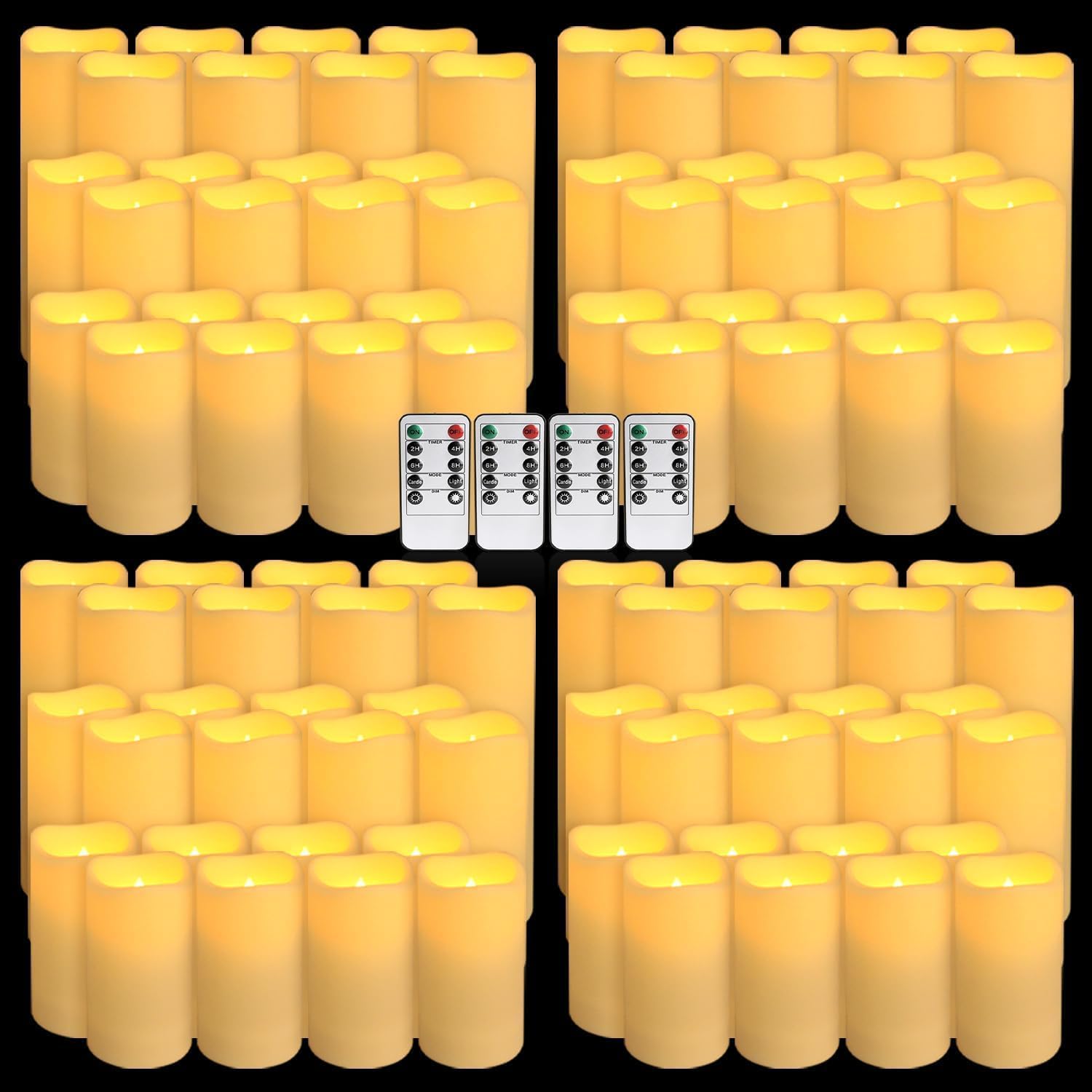 96 Adet Su Geçirmez Dış Mekan  - Holiday Candle Set incelemesi ve fiyatı