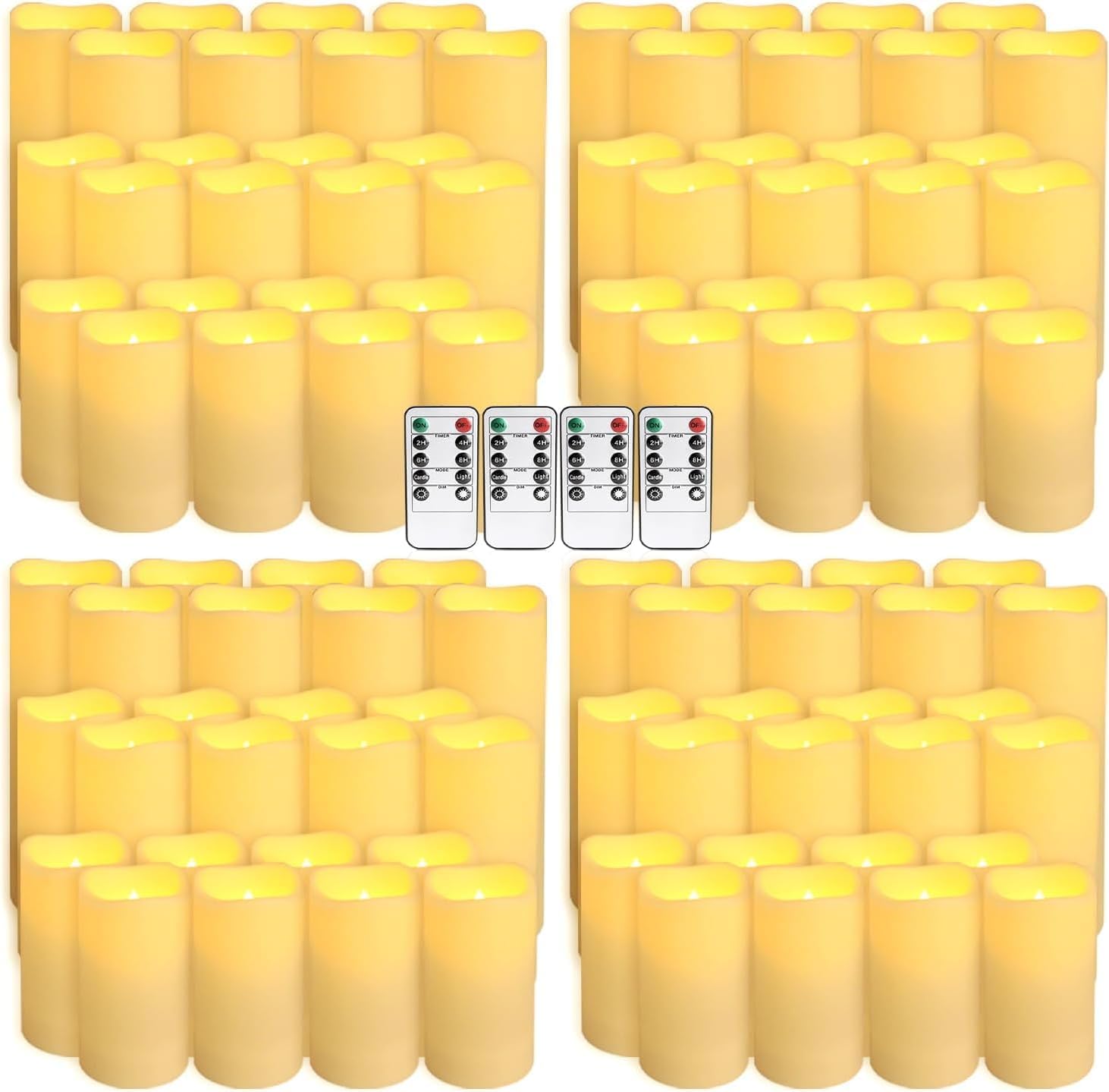 96 Adet Su Geçirmez Dış Mekan  - Holiday Candle Set incelemesi ve fiyatı